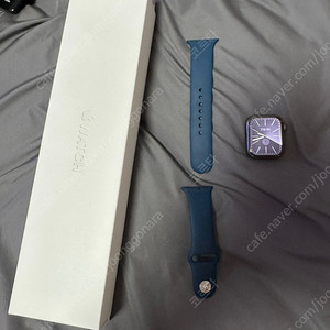 애플워치7 41mm 스테인리스 그라파이트 풀박스