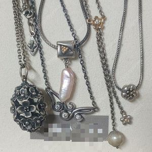 판도라 단종 목걸이 판매 (콤비꽃,진주 등) 가격인하