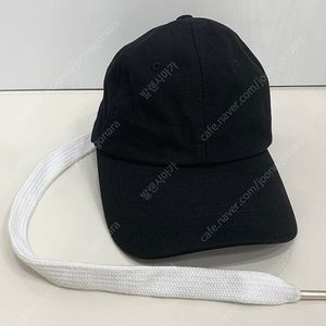 [OS]피스마이너스원 슈레이스 롱 스트랩 볼캡 블랙&화이트 피마원 모자