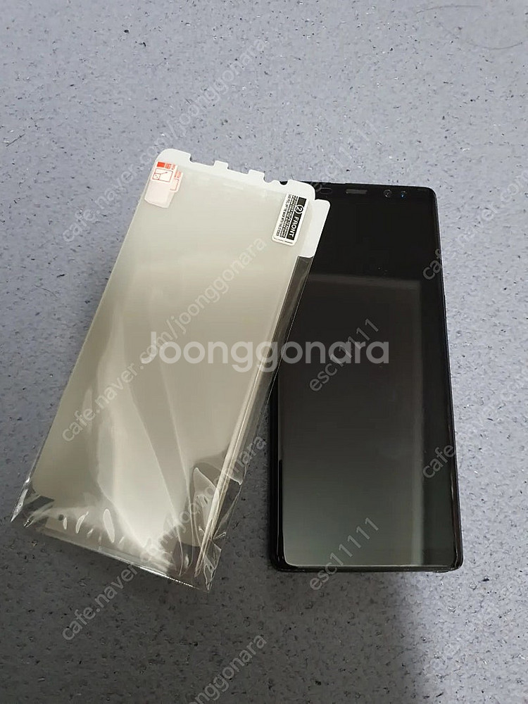 갤럭시 노트8 블랙 64기가--3