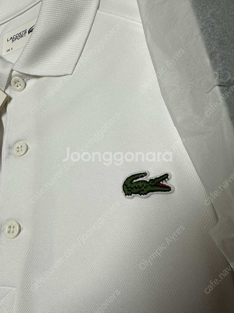 신품 - 라코스테 코리아 정품 폴로 카라티 반팔 화이트...--9