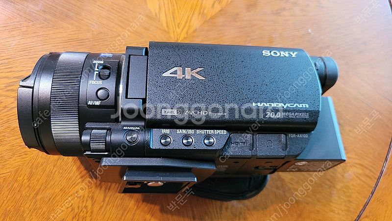 캠코더 SONY FDR AX100과 본체케이스,삼각대--0