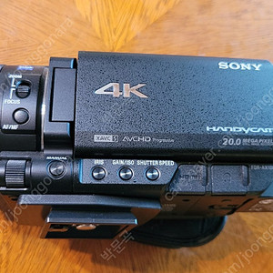캠코더 SONY FDR AX100과 본체케이스,삼각대