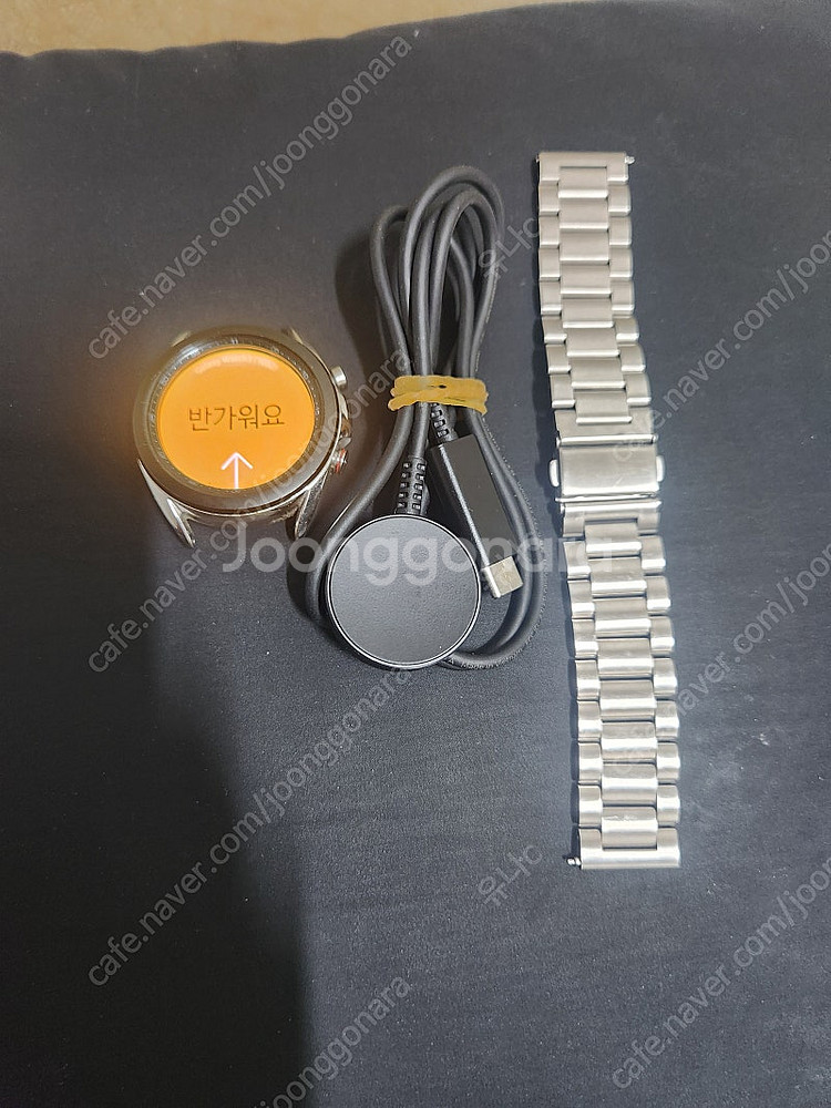 갤럭시 워치3 41mm LTE 블랙 본체/충전기/시계줄...--0
