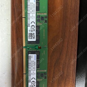 삼성 노트북램 PC5-4800 8gx2