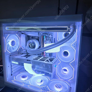 (개인)라이젠7 9800X3D RTX5080 고사양 올화이트 본체팝니다.