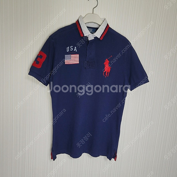 100_폴로 럭비 피케셔츠 빅포니 USA 로고 네이비 ...--1