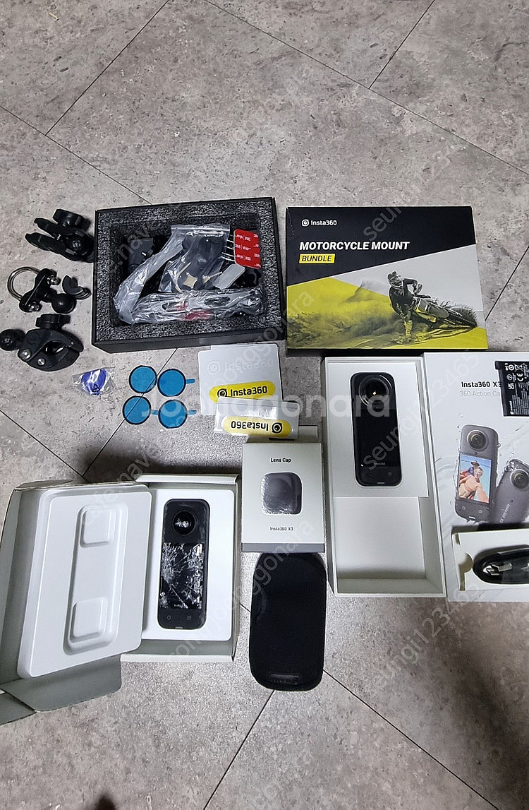 인스타 360x3(바이크킷) 및 고프로 10 팔아요--0