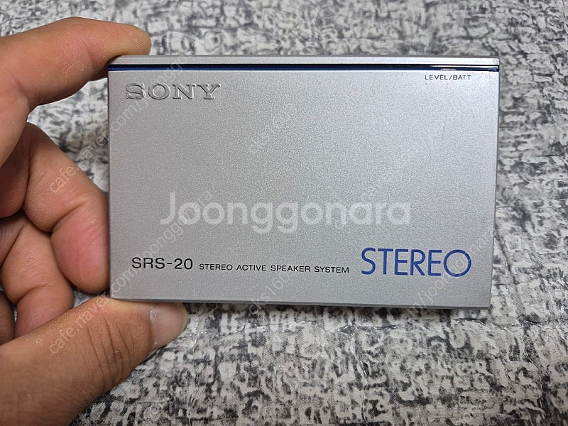 SONY 액티브 스피커 SRS-20 실버색상 정상작동품...--0