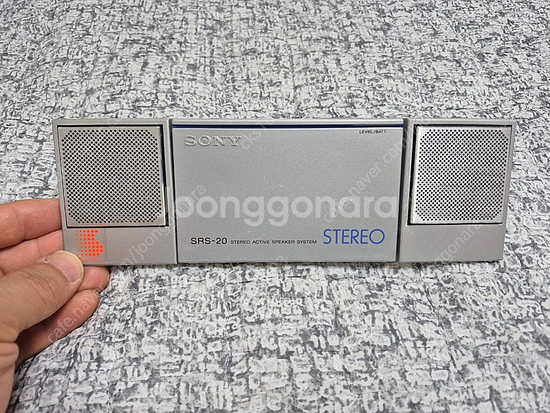 SONY 액티브 스피커 SRS-20 실버색상 정상작동품...--8