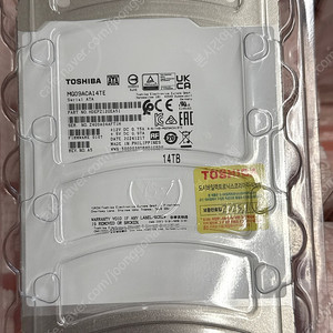 도시바 엔터프라이즈 HDD 하드 MG07ACA14TE 14TB 시놀로지 큐냅 나스 NAS