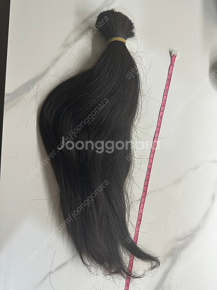 40cm 인모 머리카락--3