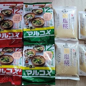 마루코메 미소된장국 4봉+누룩소금 4봉