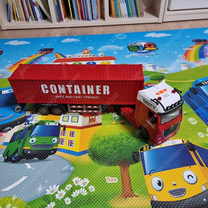 대형 쓰레기차+컨테이너 트럭 장난감