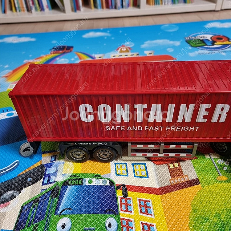 대형 쓰레기차+컨테이너 트럭 장난감--1