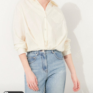22 타임 오픈칼라 크롭셔츠/ 랑방 마인 더캐시미어 래트 한섬