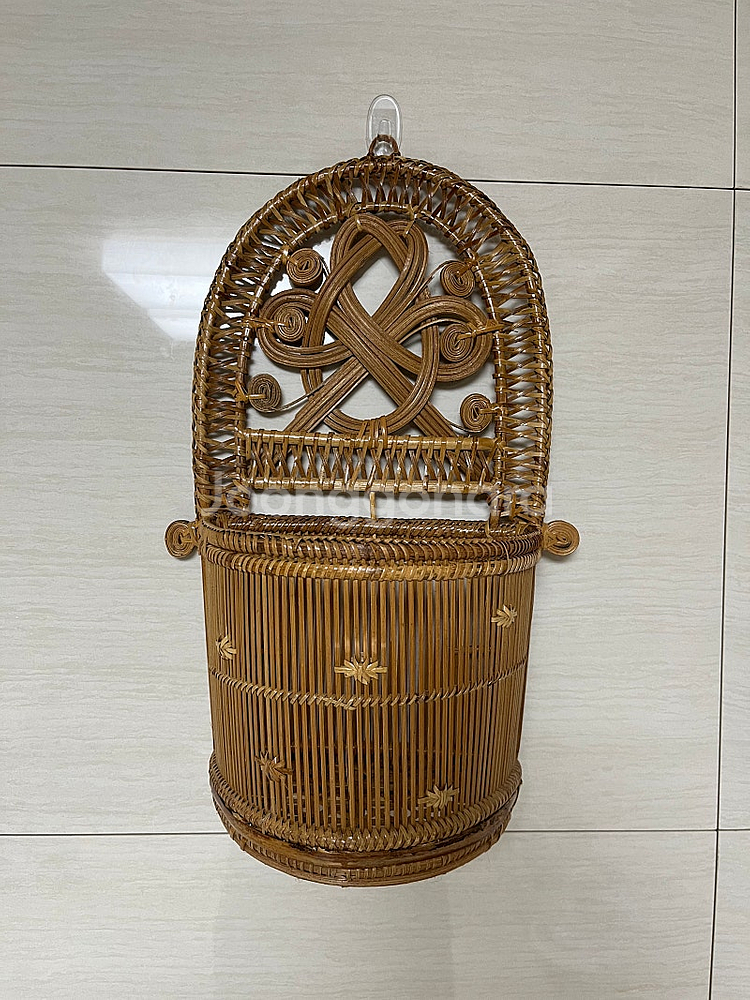 라탄 행잉 바구니--0