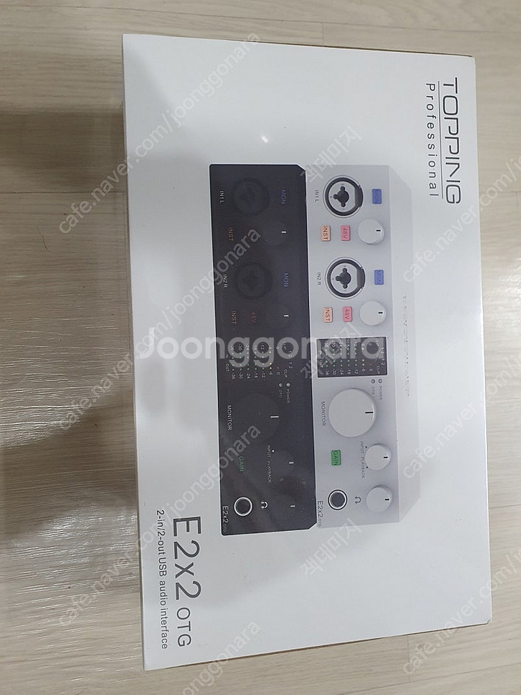 토핑 TOPPING E2X2 OTG 오디오인터페이스 팝...--0