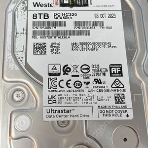 WD DC HC320 8TB HDD