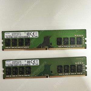삼성 ddr4-2666 c다이 8g 2개 있어요