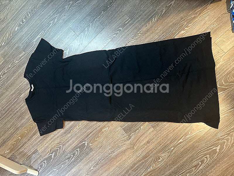 쇼트벗스터닝 솔리드 맥시 원피스 블랙 M사이즈--1