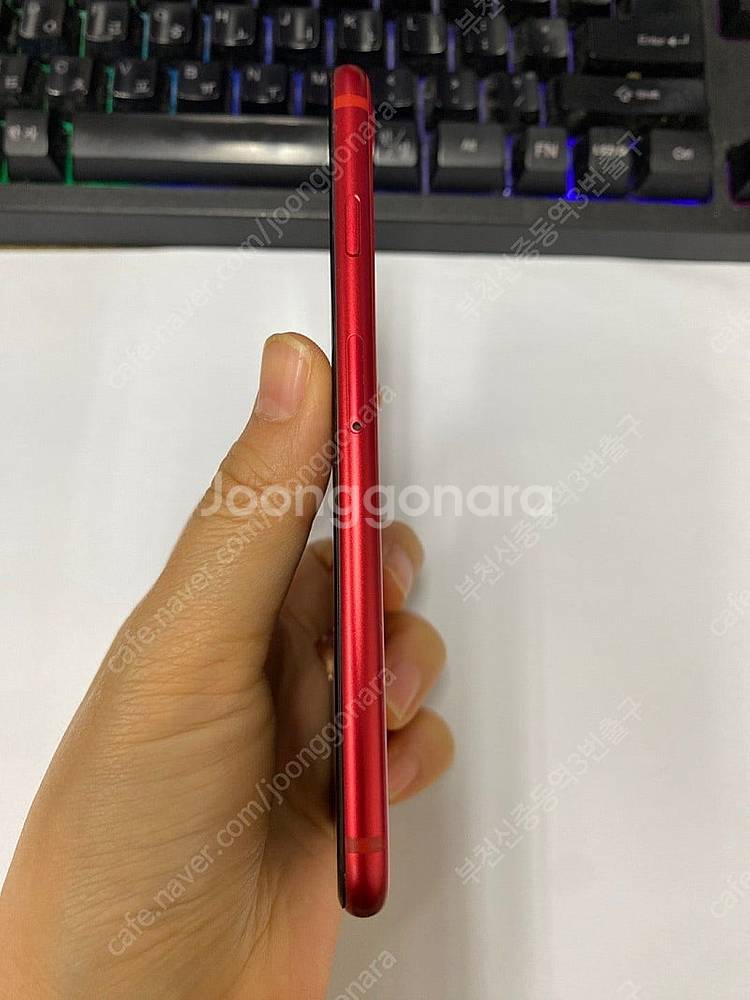 496621 아이폰SE2 레드 외관깔끔 128GB 무잔...--5