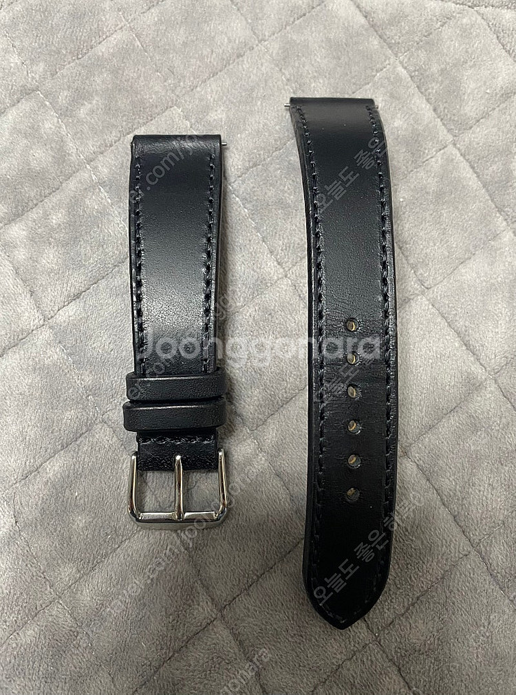 TWM 부테로 빈티지 시계줄 스트랩 블랙 19mm 급처--0