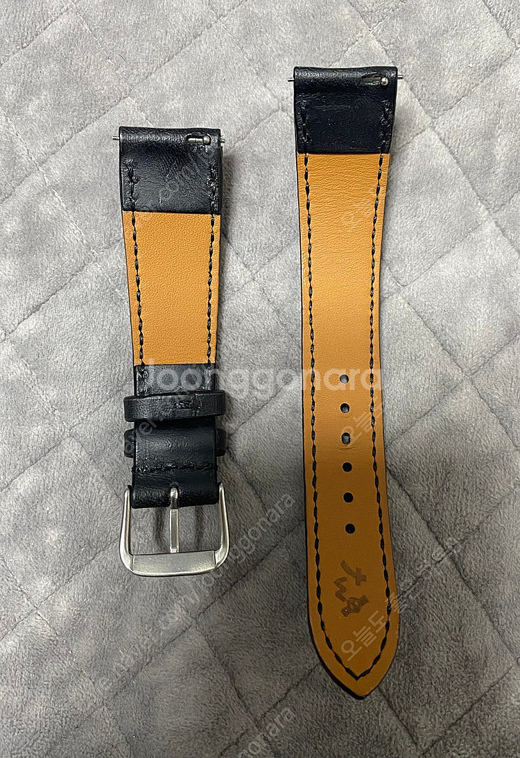 TWM 부테로 빈티지 시계줄 스트랩 블랙 19mm 급처--1