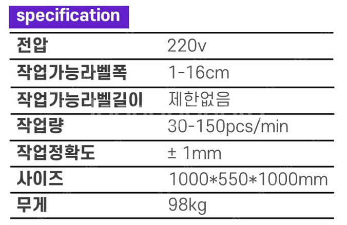 [판매] 전자동 평면/사각용기용 자동라벨러 KL-051...--2