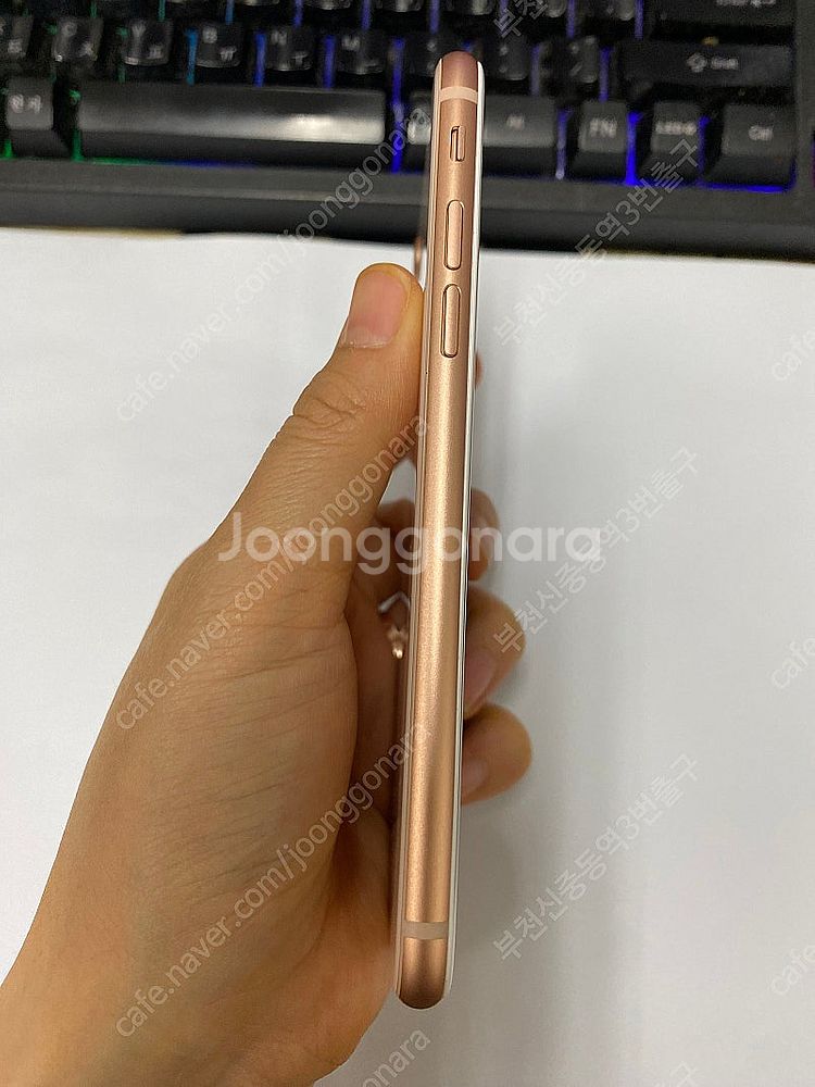 204311 아이폰8 로즈골드 SSS급 256GB 무잔...--4