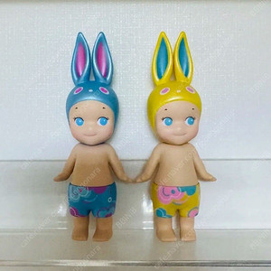 소니엔젤 한정판 틱톡 팔로우 유어 하트 토끼 노랑,블루 2종 세트