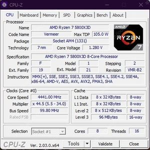 5800x3d asus b550xe