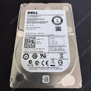 DELL Constellation.2 9RZ168-136 델 7200RPM 1TB SATA HDD 하드