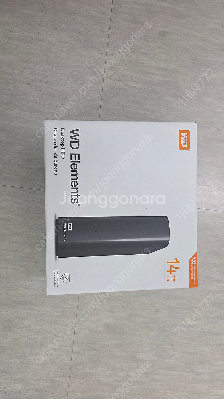 WD Elements 14TB 외장하드 미개봉 새상품--1