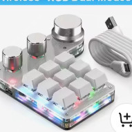 노브 달린 한손키보드 작은거나 매크로 키보드 삽니다