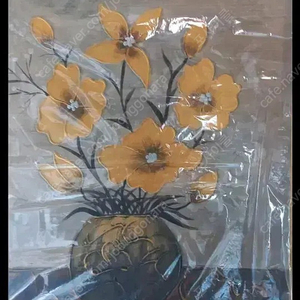 인테리어 장식 소품) 꽃그림액자 호텔원목벽시계 금속꽃장식 1개 40,000원