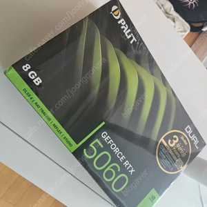 RTX 5060 DUAL D7 8GB PALIT 이엠텍 (새제품)