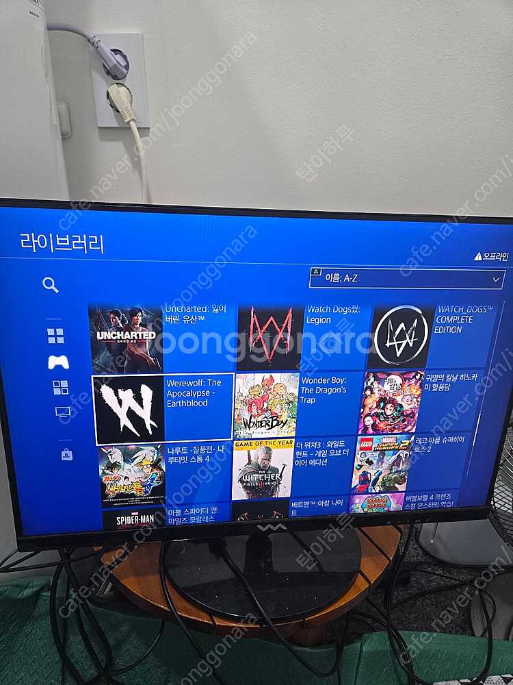 ps4 1105A 9.00(커펌) 내장 500기가에 외...--8