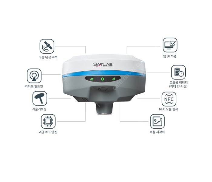 실무자 중심의 스마트 측량 장비 코세코 GPS측량기 SATLAB SL7 판매합니다 이미지