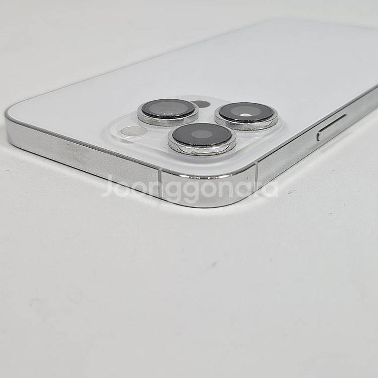 큰화면/외관S급 ) 아이폰 14프로맥스 256G 실버색...--4