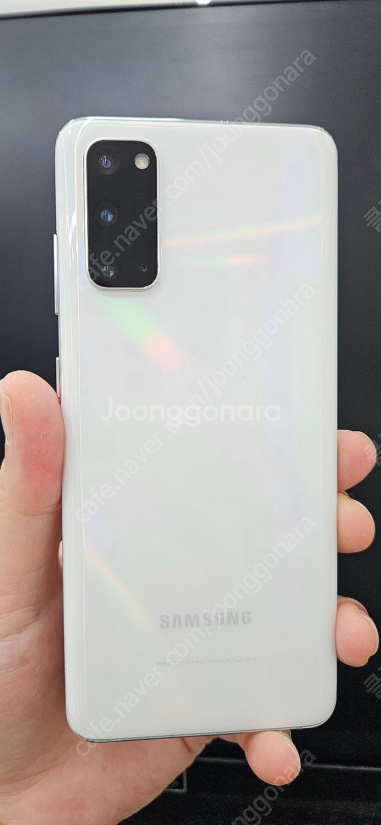 갤럭시S20 G981 128G 무잔상 화이트 14만 인...--3