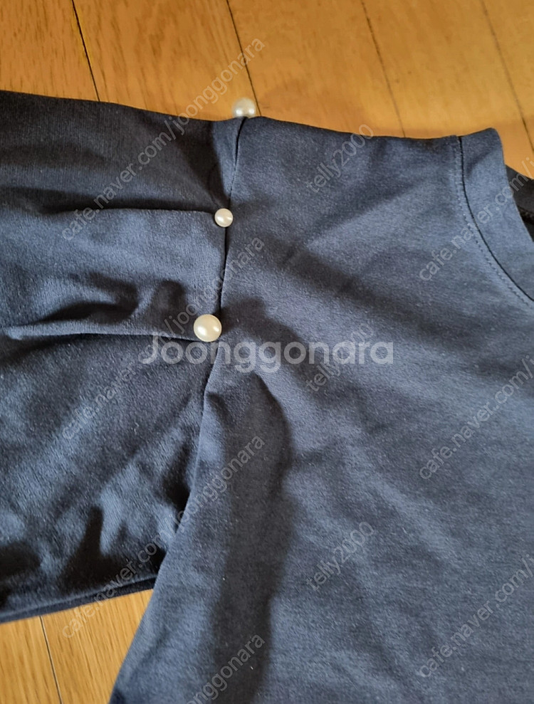 진주셔링 티셔츠 새거 정가 35000원--1