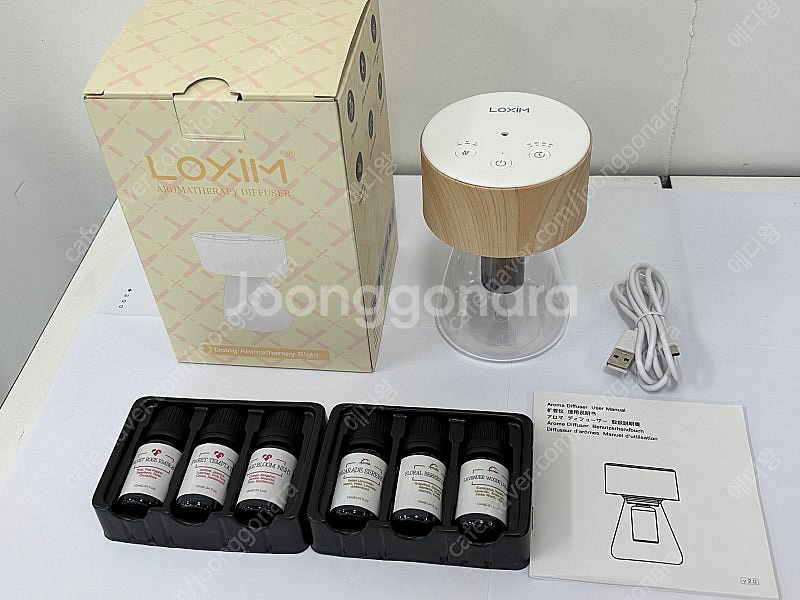LOXIM 감성 스마트 디퓨저 무드등 아로마 실내 방향...--0