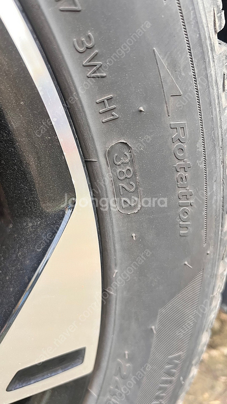 스노우타이어(한국 윈터 아이셉트 245/45R19)--3