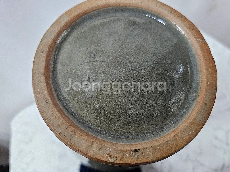 변산 위군섭 선생님의 삼강청자운학문매병 도자기 27x1...--1