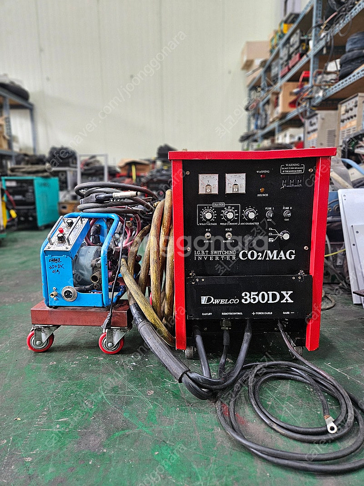 [판매]중고 국산 인버터CO2용접기 350A세트--1