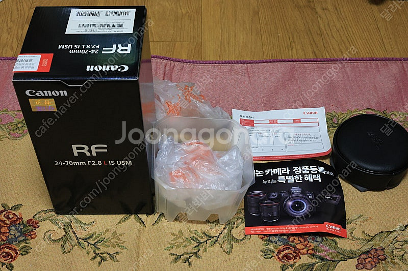 캐논 RF 24-70 mm 2.8 L 렌즈 새상품급 팝...--1