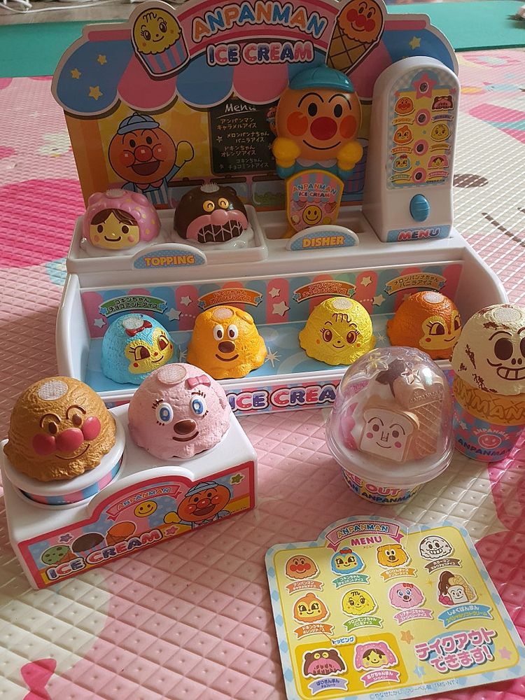 호빵맨 아이스크림 풀구성세트--1