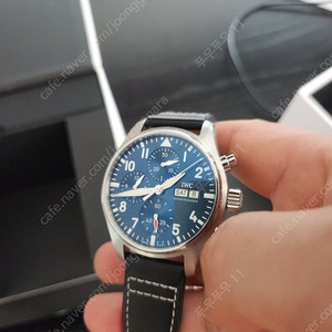 추가 대폭인하) IWC 3881 네이비 (41mm 크로노)