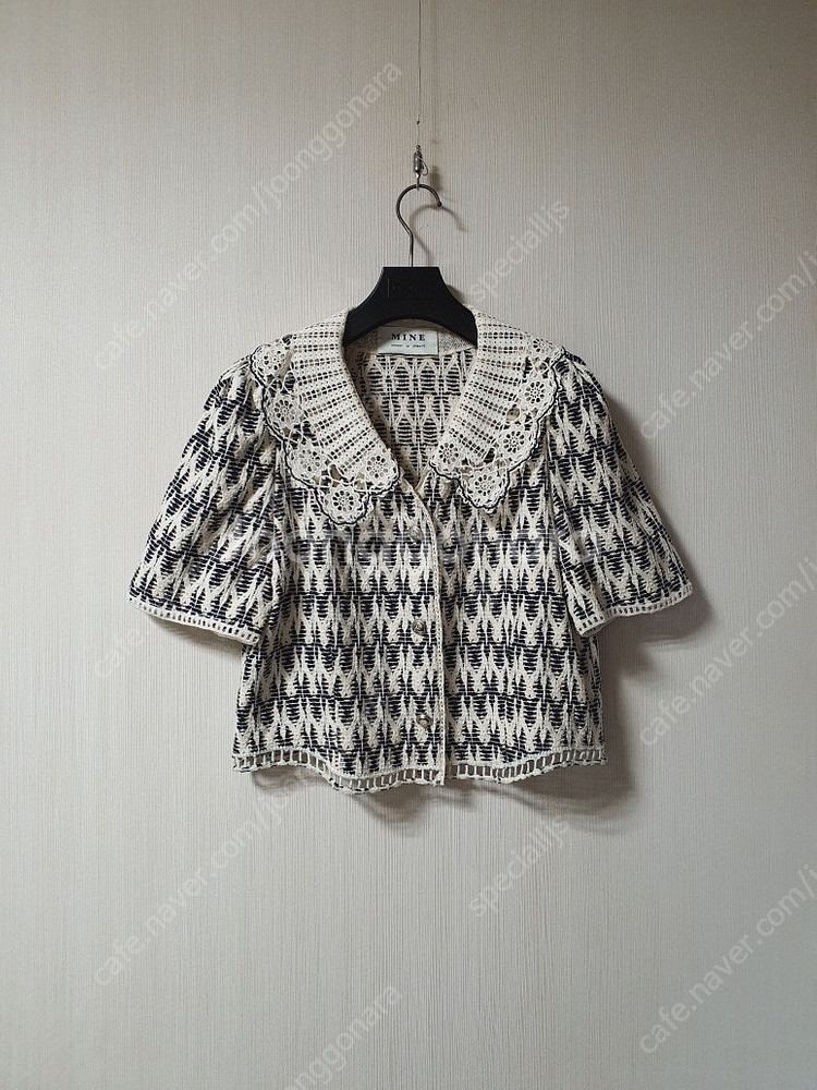 마인 mine 한섬 하프자켓 24ss 데님 팬츠 캐시미어 뷔스티에 원피스--1